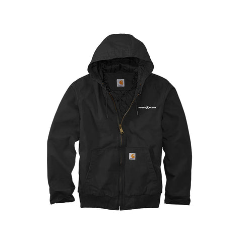 Carhartt Quilted-Flannel-Lined Duck Active Jac