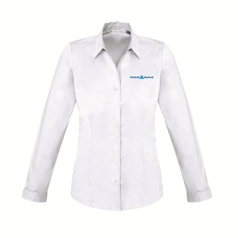 Women's Dress Shirts - White